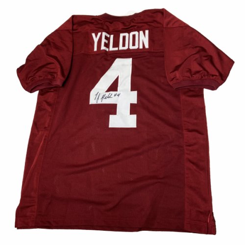 T.J. Yeldon Autographed Alabama Crimson Tide Jersey - Certified Authentic