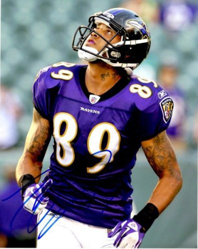 Tandon Doss Autographed Signed 8X10 Baltimore Ravens Photo - Autographs 
