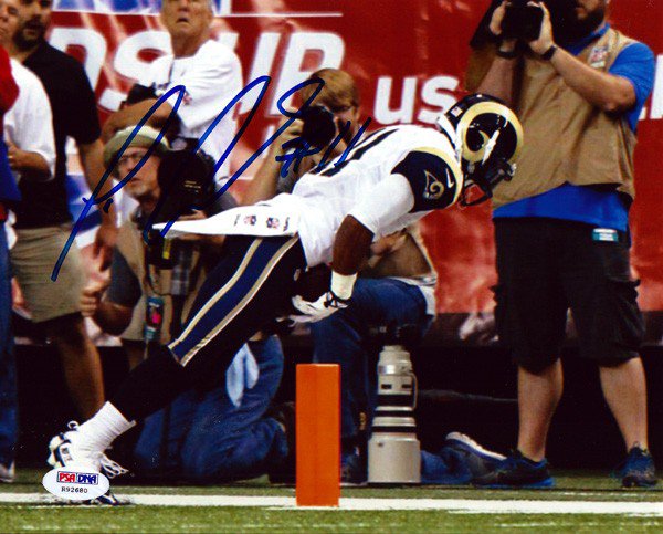 Tavon Austin Autographed 8X10 Photo Los Angeles Rams PSA/DNA