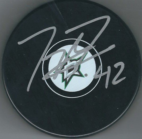 Taylor Fedun Autographed Signed Dallas Stars Hockey Puck - Autographs