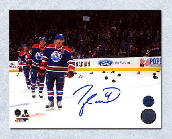  Taylor Hall Edmonton Oilers Signed Draft Day 8x10 Photo :  Everything Else