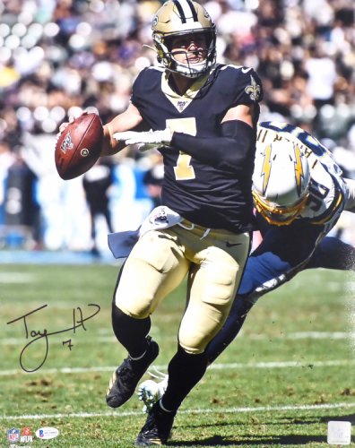 Taysom Hill Autographed 16X20 Photo New Orleans Saints Beckett Beckett