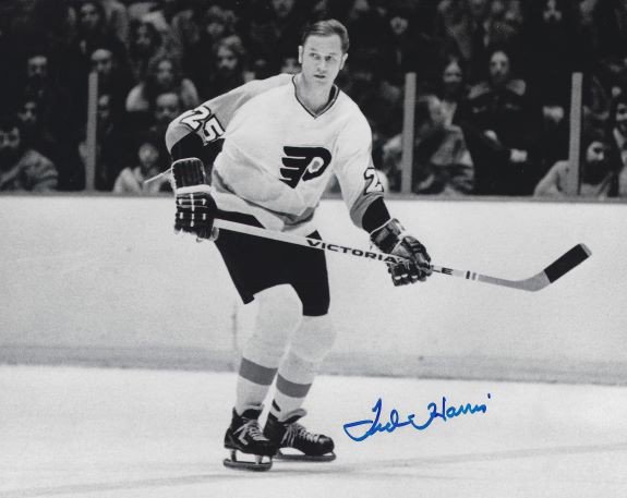 Ted Harris Autographed Signed Philadelphia Flyers 8X10 Photo - Autographs