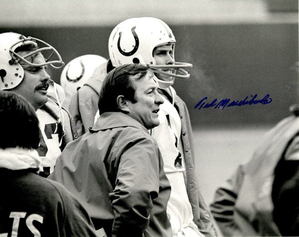 Ted Marchibroda Autographed Signed 8X10 Baltimore Colts Photo - Autographs