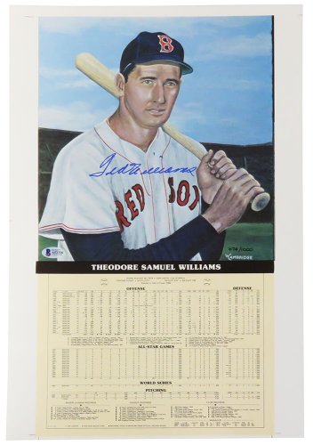 Ted Williams autographed signed 16x20 framed MLB Boston Red Sox PSA CO –  JAG Sports Marketing
