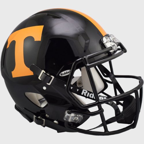 Tennessee Volunteers Speed Football Helmet Dark Mode Black