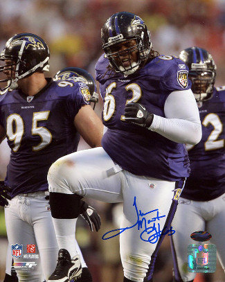 Terrence Cody Autographed Signed Baltimore Ravens 8x10 Photo "Mount"- Tri-Star Hologram 