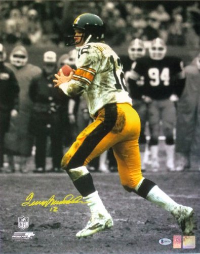 Terry Bradshaw Autographed Signed Pittsburgh Steelers Spotlight 16X20 Photo Beckett Authenticated 