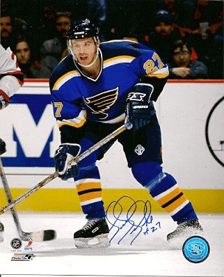 Terry Yake Autographed Signed 8X10 St. Louis Blues Photo - Autographs
