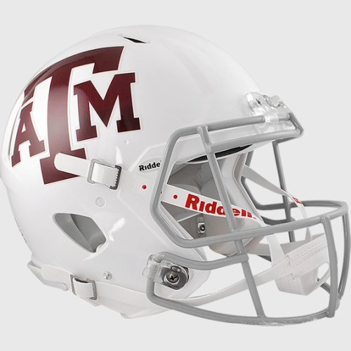 Texas A&M Aggies Speed Football Helmet White 