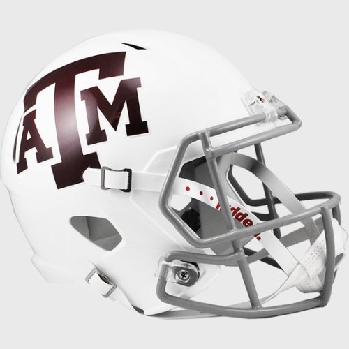 Texas A&M Aggies Speed Replica Football Helmet White 