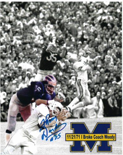 Thom Darden Michigan Wolverines 8-1 8x10 Autographed Signed Photo - Beckett Authentic 