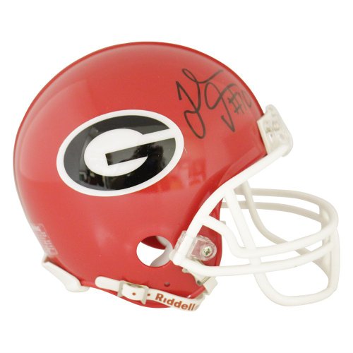Thomas Davis Signed Georgia Bulldogs Riddell Mini Helmet - JSA