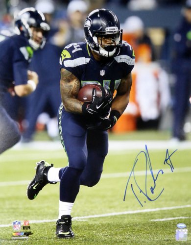 Thomas Rawls Autographed Signed 16X20 Photo Seattle Seahawks Mcs Holo #113551 