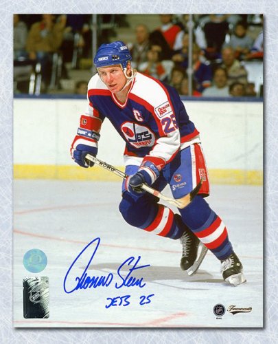 Thomas Steen Autographed Signed Winnipeg Jets 8x10 Photo