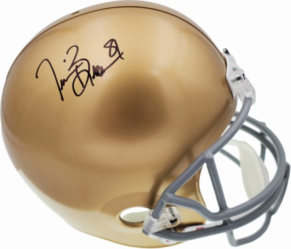 Notre Dame Fighting Irish Autographed Full Size Helmets Signed Helmets