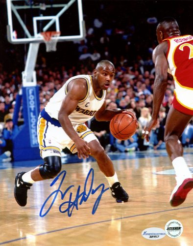 Tim Hardaway Autographed Golden State Warriors Vintage Basketball Jersey  JSA Certified