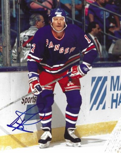 Tim Kerr Autographed Signed 8X10 New York Rangers Photo - Autographs