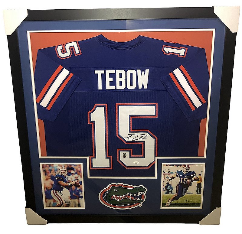 Tebow signed jersey discount