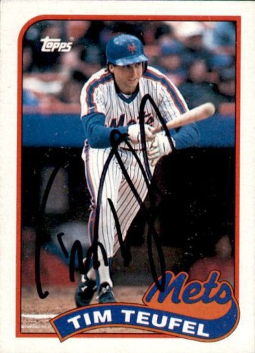 Tim Teufel Autographed Signed 1989 Topps Card - Autographs