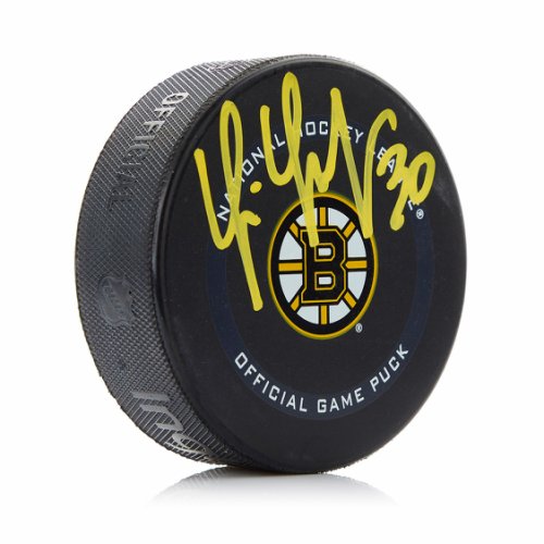 Tim Thomas Autographed Signed Boston Bruins Official Game Puck