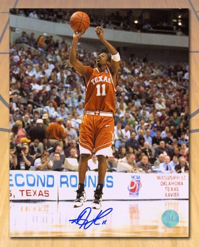 TJ Ford Texas Longhorns Autographed Signed NCAA Basketball 8x10 Photo