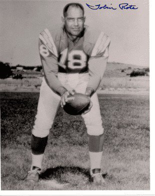 Tobin Rote Autographed Signed Photo - San Diego Chargers - Autographs 