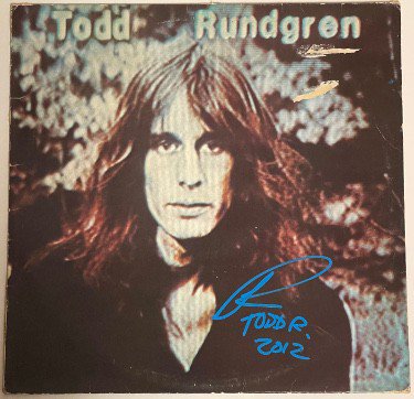 Todd Rundgren signed Utopia Oops Wrong Plant album vinyl COA Proof Beckett STAR autographed Todd Rundgren signed Utopia Oops Wrong Plant album vinyl COA Proof Beckett STAR autographed