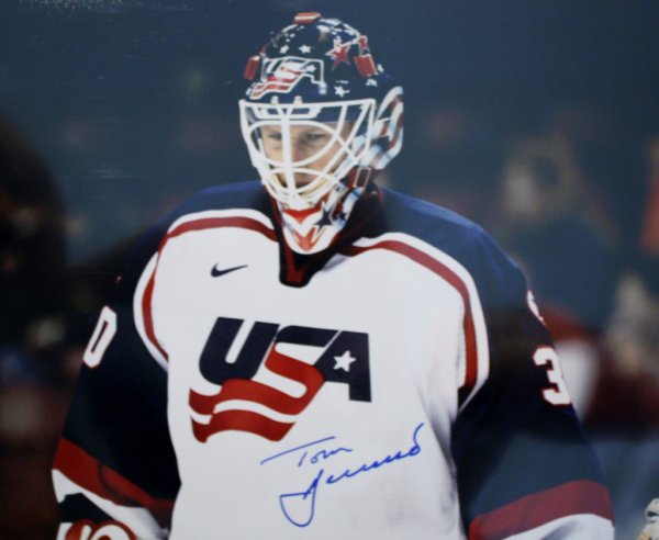 Tom Barrasso Autographed Signed 16X20 Team Usa Photo With COA - Autographs