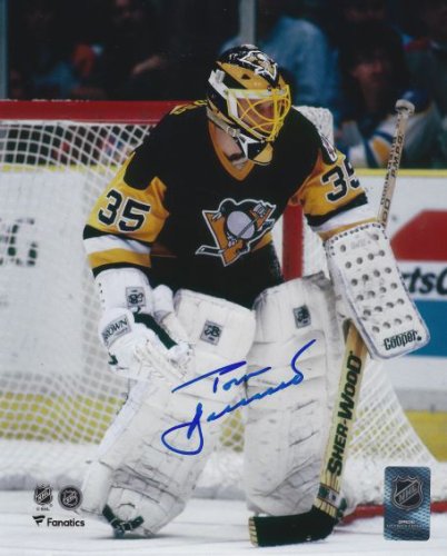 Tom Barrasso Autographed Signed 8X10 Pittsburgh Penguins Photo - Autographs