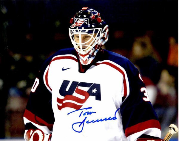 Tom Barrasso Autographed Signed 8X10 Usa Pittsburgh Penguins Photo - Autographs