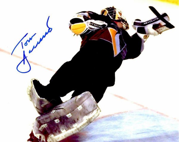 Tom Barrasso Autographed Signed Pittsburgh Penguins Photo - Autographs