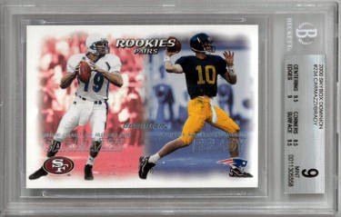 Slabbed and Graded 2000 Pacific#403 Tom Brady Rookie Card GEM MINT 10