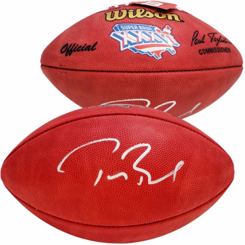 Tom Brady Autographed Signed Official Sb Xxxvi Leather Football New England Patriots Fanatics Holo #205688 