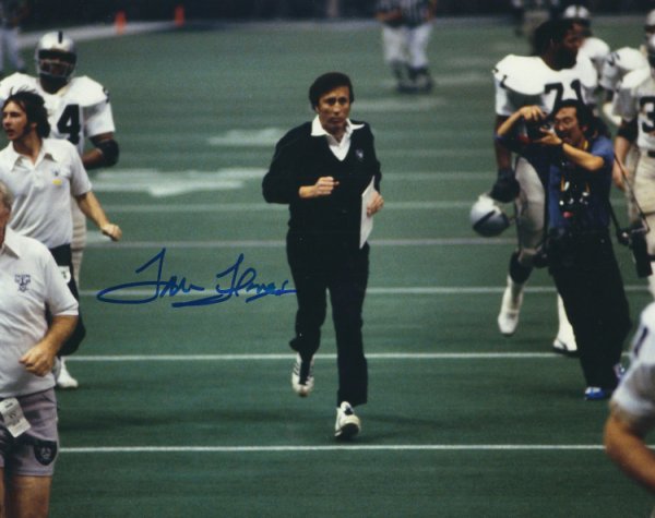 Tom Flores Autographed Signed 8X10 Oakland Raiders Photo - Autographs