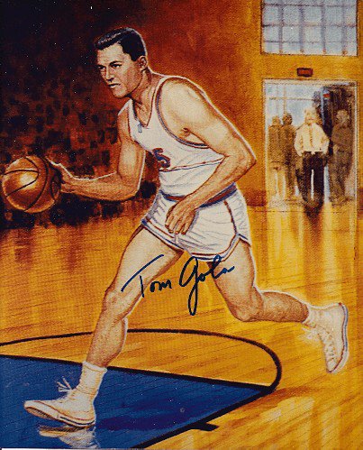 Tom Gola Autographed Signed Photo - Philadelphia Warriors - Autographs