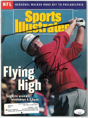 Tom Kite Autographed Signed Sports Illustrated Full Magazine June 29, 1992- JSA #EE63249 (US Open) 