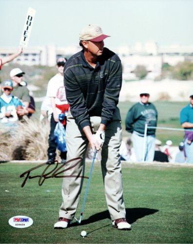 Tom Lehman Autographed Signed 8X10 Photo PSA/DNA 