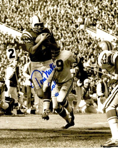 Tom Matte Autographed Signed 8X10 Baltimore Colts Photo - Autographs