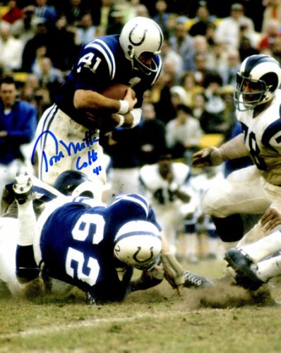 Tom Matte Autographed Signed 8X10 Baltimore Colts Photo - Autographs