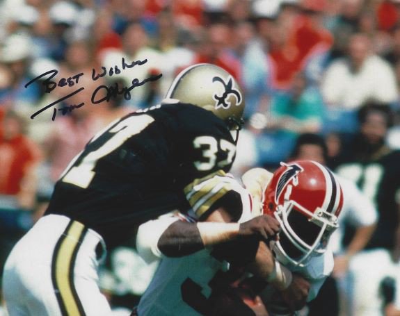 Tom Myers Autographed Signed 8X10 New Orleans Saints Photo - Autographs