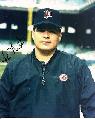 Tom Nieto Autographed Signed - Minnesota Twins Photo - Autographs