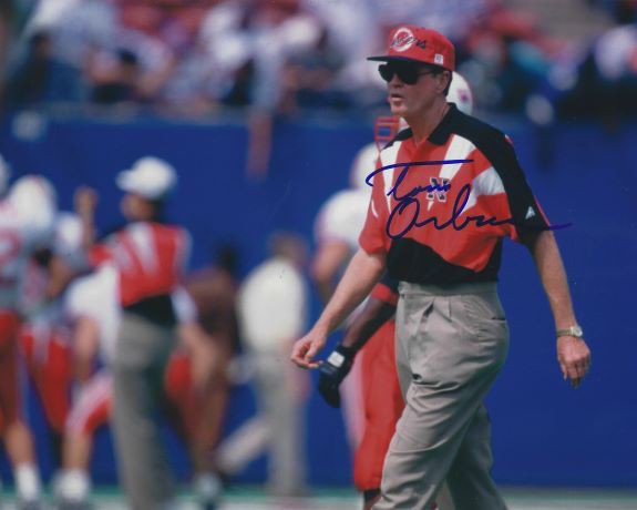 Tom Osborne Autographed Signed 8X10 Nebraska Cornhuskers Photo - Autographs 