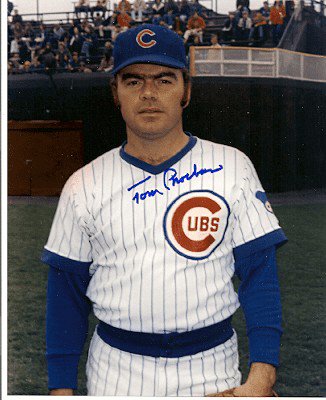 Tom Phoebus Autographed Signed 8X10 Chicago Cubs Photo - Autographs