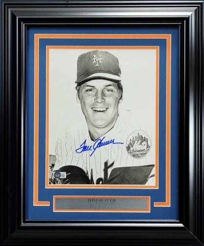 Sold at Auction: Tom Seaver autographed and inscribed New York Mets replica  jersey by Mitchell & Ness.