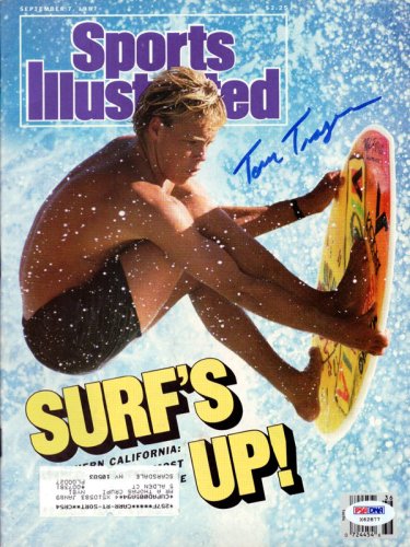 Tom Trager Autographed Signed Sports Illustrated Magazine PSA/DNA 