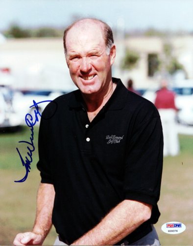 Tom Weiskopf Autographed 8X10 Photo PSA/DNA