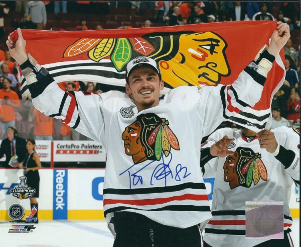 Tomas Kopecky Autographed Signed 8X10 Chicago Blackhawks Photo - Autographs