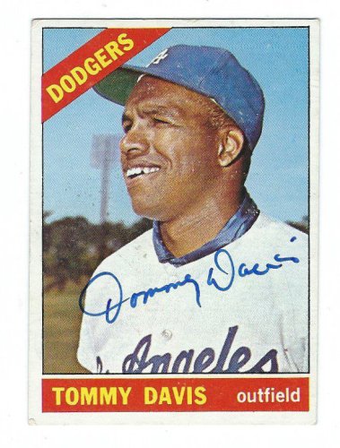Tommy Davis Autographed Signed 1966 Topps Card - Autographs