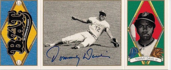 Tommy Davis Autographed Signed 1993 UDA Bat Card - Autographs